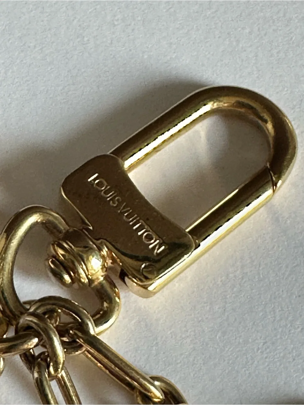 Authentic Louis Vuitton Red Enamel Lock Key Bag Charm Keychain Full Set